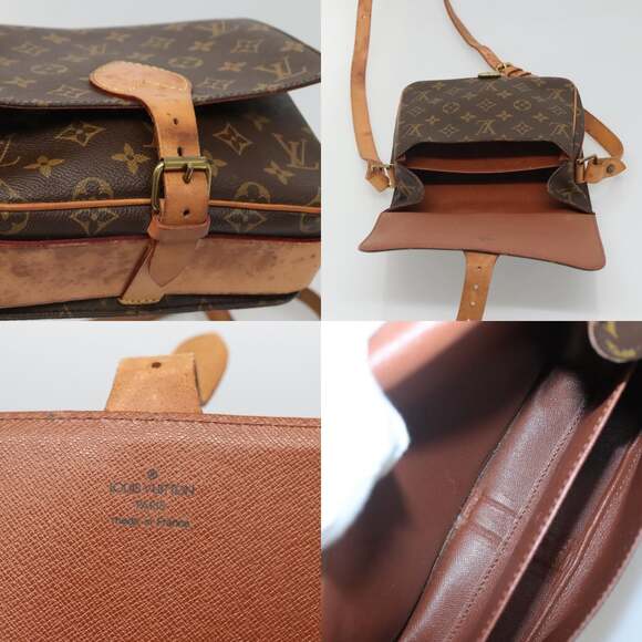 LOUIS VUITTON Monogram Cartesier MM Shoulder Bag M51253 - Picture 11 of 12